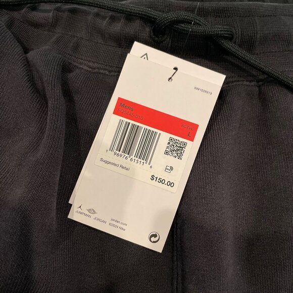 NWT Mens Nike Jordan Awake Sweatpants Standard Fit Cotton $150 FQ5445-010 NEW - Picture 4 of 11